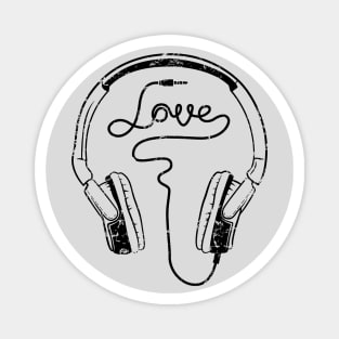 Love Headphones Magnet